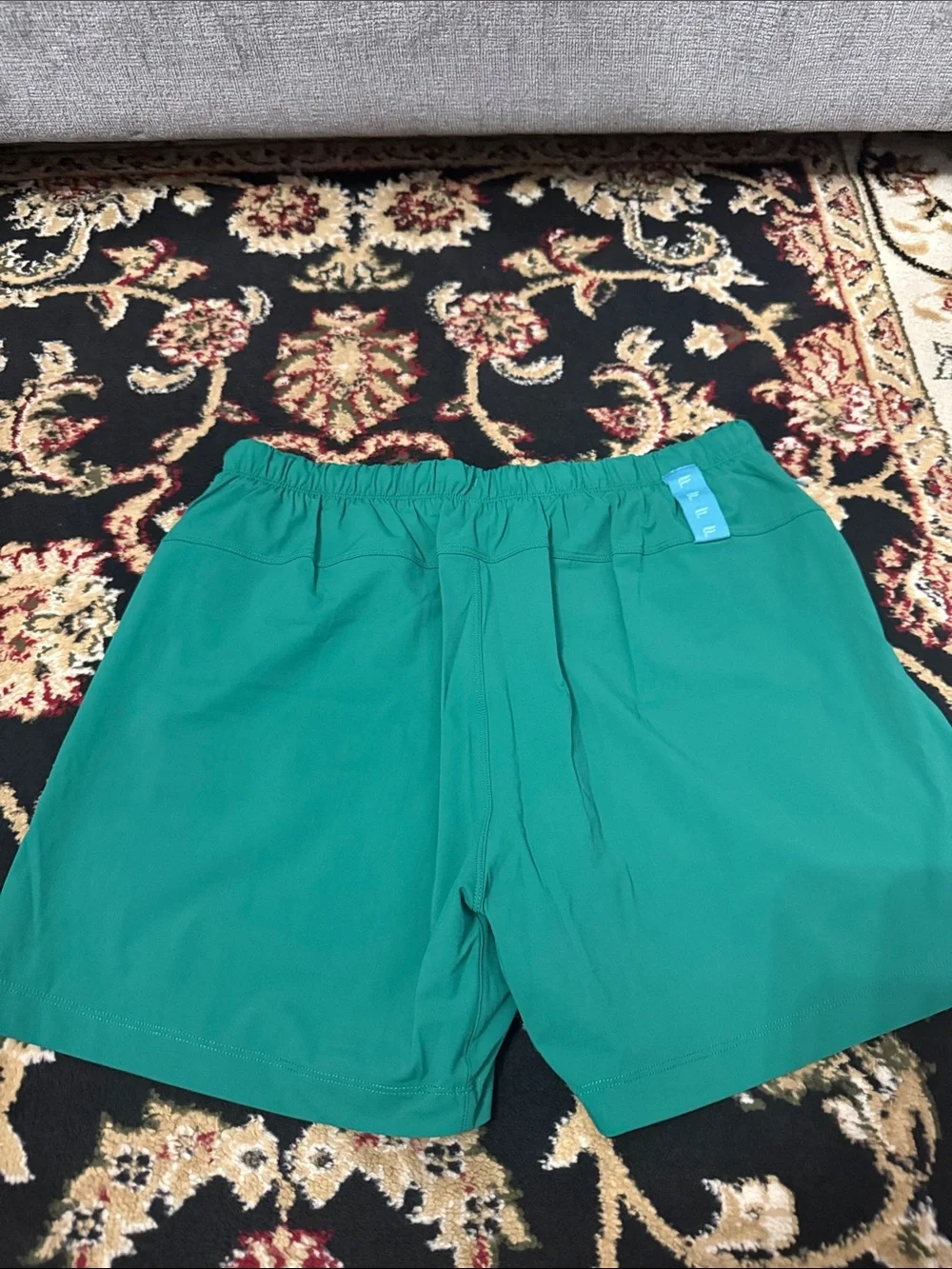 Men's Green Shorts with Drawstring